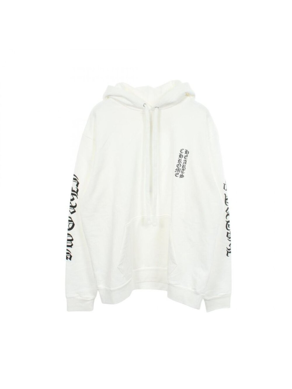 Chrome Hearts Hoodie Vertical Logo Brushed Lining Cotton